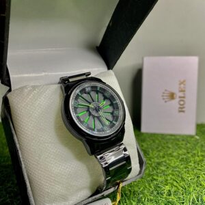 Rotating Wheel Rim Chain Watch