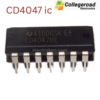 CD4047 Monostable and Astable Multivibrator IC – CMOS Timer for Oscillator and Pulse Generation