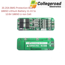 3S 20A BMS Protection Board – for 18650 Lithium-Ion Battery Packs (11.1V–12.6V)