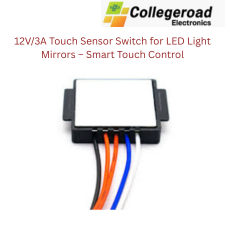 12V touch sensor switch for LED mirror lights with smart on/off control