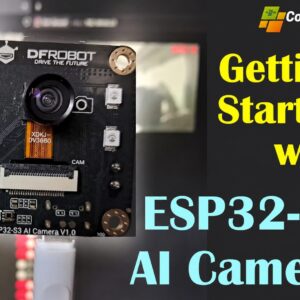 ESP32-S3 AI Camera development board with onboard camera, Wi-Fi and Bluetooth support