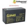 12V 7AH rechargeable sealed lead acid battery