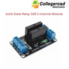 2-channel solid state relay SSR module for Arduino and electronics