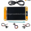 2.8 inch TFT LCD touch screen display module with USB cable, stylus and jumper wires