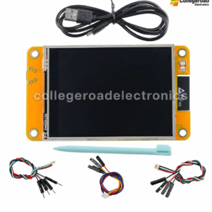 2.8 inch TFT LCD touch screen display module with USB cable, stylus and jumper wires